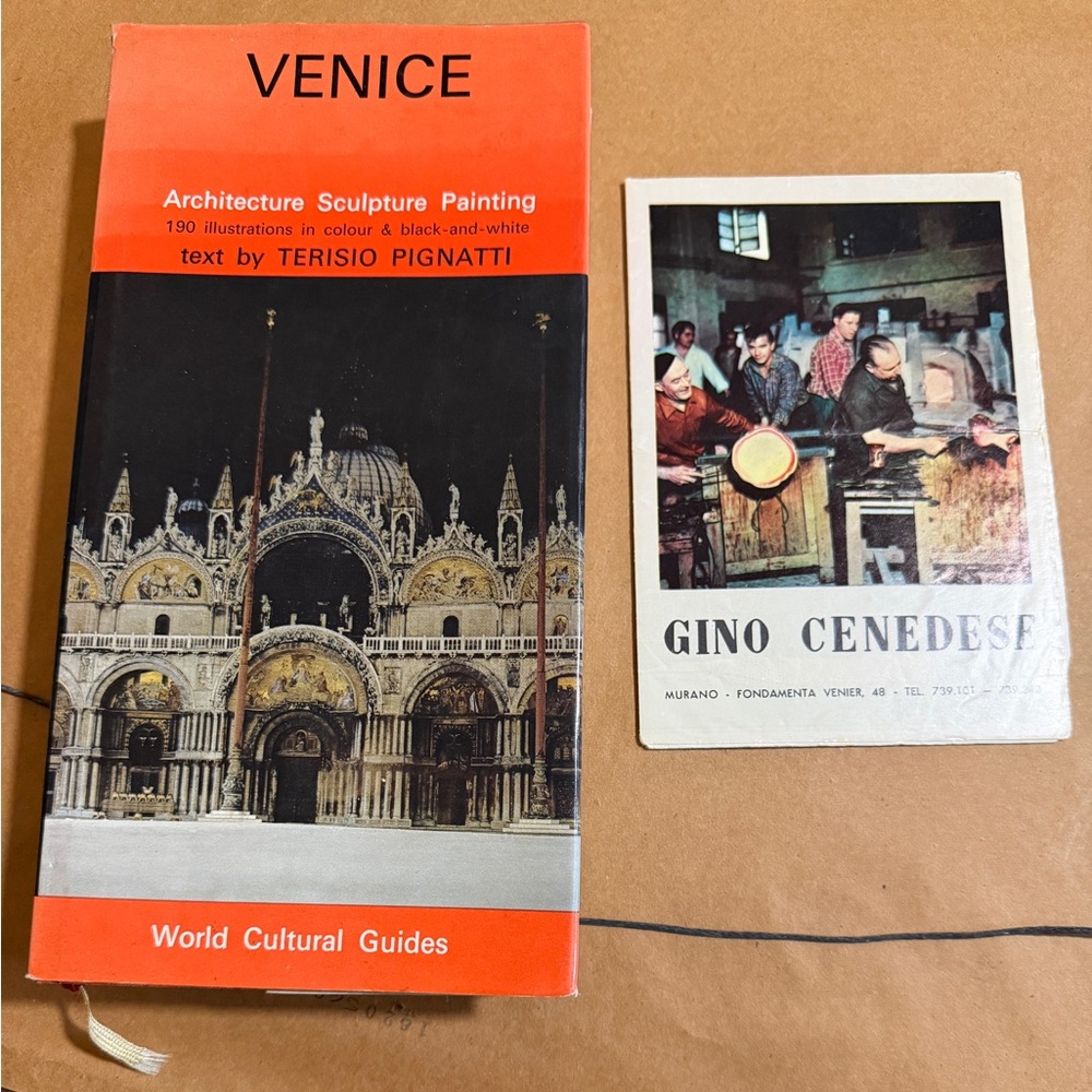 Venice World Cultural Guides Terisio Pignatti and Cenedese Pamphlet 1971